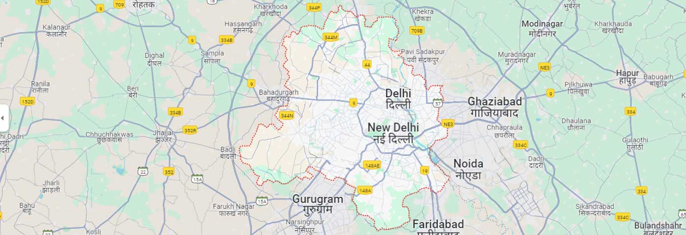 Delhi Escorts Locations